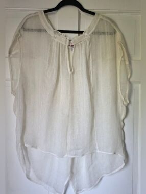 Anthropologie /Tracy Reese Lightweight White Top